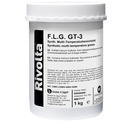 F.L.G. GT-3 Multi-Temperaturbereichsfett 1 kg-Dose