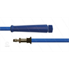 HD-Schlauch blau 2SC-08 - 15m - M22x1,5 HV flach x Ø11mm Stecknippel VA - 1x GKS - 400 Bar
