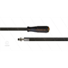 HD-Schlauch schwarz 1SC-06 - 10m - M22x1.5 HV Lang x Stecknippel VA Ø11mm mit Lager
