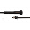 HD-Schlauch schwarz 1SC-08 - 10m - M22x1,5 HV flach - ø11mm
