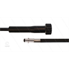 HD-Schlauch schwarz 1SC-08 - 10m - M22x1,5 HV x Stecknippel