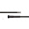 HD-Schlauch schwarz 1SC-08 - 20m - 1/2" DKR x M22x1,5 HV flach mit GKS - 250 Bar