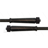 HD-Schlauch schwarz 1SN Plus-08 - 10m - 2x M22x1,5 HV konisch - 2x GKS - 315 Bar