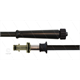 HD-Schlauch schwarz 1SN Plus-08 - 10m - M22x1,5 HV x Stecknippel Ø11 mit Lager VA