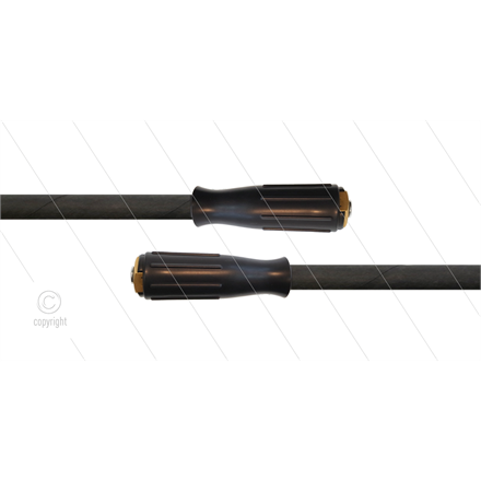 HD-Schlauch schwarz 2SC-08 - 10m - 2x M22x1,5 HV Lang - 400 Bar