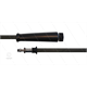 HD-Schlauch schwarz 2SC-08 - 15m - M22x1,5 HV flach x Ø11mm Stecknippel VA mit Lager