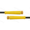 HD-Schlauch schwarz 2SC-08 - 20m - 2x M22x1,5 HV flach gelb - 2x GKS gelb - 400 Bar