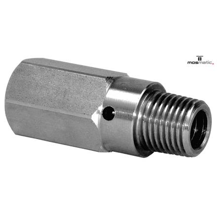 Injektor komplett (Schaum-Bürste) rf LAZ M12x1-F G1/4"kM ø2,5
