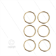Kit 41 - Satz obere Ringe Ø36mm (6x) - Serie 69 + 75