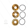 Kit 91 - Satz Messingringe + O-Ringe Ø15mm (3x) - Serie 50