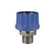 Kupplung ST-3100 1/4"AG Softkappe blau