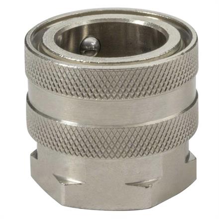 Kupplung ST-45-25 bar 3/4"IG Messing vernickelt
