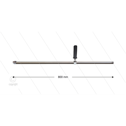 Lanze RL84 / 204 - L=800mm - gerade - Edelstahl - mit seitlichem Handgriff - 500 Bar