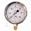 Manometer 0-60 Bar - 1/4" AG - Eingang unten - Ø63mm