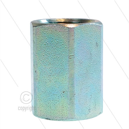 Muffe 2x 1/4" IG - Stahl