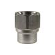 Muffe 3/8"IG-1/4"IG Edelstahl 400 bar