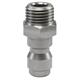 Nippel ST-245 1/4AG 33,5mm Edelstahl