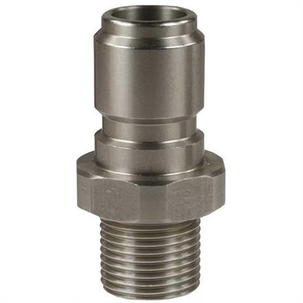 Nippel ST-3100 3/8AG Edelstahl-hart