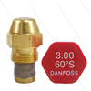 Öldüse Danfoss 3,00 - 60° S - Vollkegel