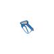Pistole ST-2700 Edelstahl Blau