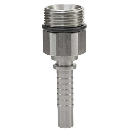 Preßnippel M24x1,5 AG (ST-740) DN 10Edelstahl