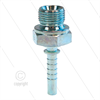 Pressnippel - Stahl - DN06 (1/4") - 3/8" AGR - SW22