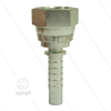 Pressnippel - Stahl - DN08 (5/16") - 3/8" DKR - SW22