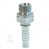 Pressnippel - Stahl - DN10 (3/8") - 3/8" AGR - SW22