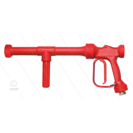 RB65 -verlängerte Ausführung -rot -Messing - 350 mm - 24 Bar -60 l/min -max 90°C - 1/2" IG