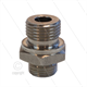 Reduziernippel - 1/2" AG x M18x1,5 AG (12L) Edelstahl - max 250 Bar
