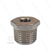 Reduziernippel - Edelstahl - 1/2" AG x 1/8" IG