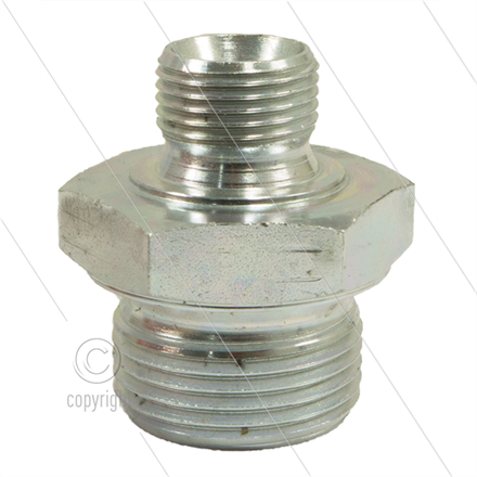 Reduziernippel - Stahl - 3/8" AG x 3/4" AG - BSP