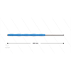 RP002 Lanze - L=800mm - gerade - VA - blau - Isolierung L=485mm - 500 Bar - max 80°C