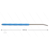RP10 Lanze - L=1000mm - gebogen - Edelstahl - blau - Isolierung L=495mm - 400 Bar