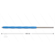 RP10 Lanze - L=1000mm - gerade - Edelstahl - blau - Isolierung L=495mm - 400 Bar - max 80°