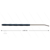 RP10 Lanze - L=2000mm - gebogen - Edelstahl - Isolierung L=495mm - 400 Bar - max 80°C