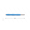 RP10 Lanze - L=500mm - gerade - Edelstahl - blau - Isolierung L=295mm - 400 Bar - max 80°C