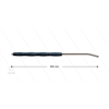 RP10 Lanze - L=800mm - gebogen - Edelstahl - Isolierung L=395mm - 400 Bar - max 80°C