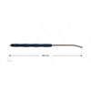 RP10 Lanze - L=900mm - gebogen - Edelstahl - Isolierung L=395mm - 400 Bar - max 80°C