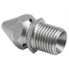 RR-Düse VA 1/4"AG 040 mit Frontbohrung