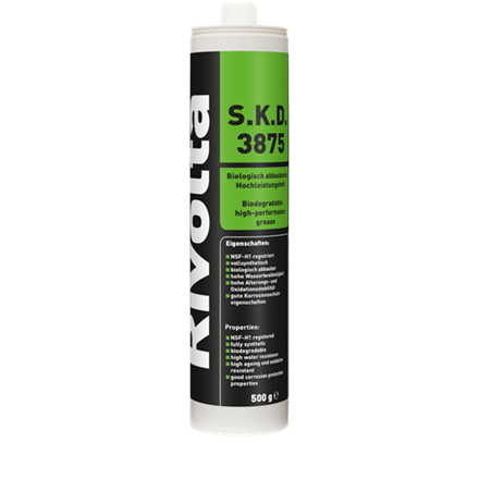 S.K.D. 3875 Biologisch abbaubares Hochleistungsfett 500 g Kartusche