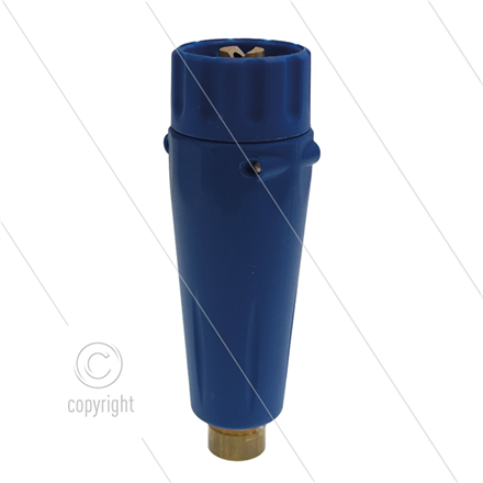 Schaumdüse ST75 - Düse 1,60 - Messing / Kunststoff blau - 1/