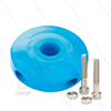Schlauchstopper universal Ø10 bis 34mm - blau