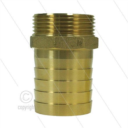 Schlauchtülle - Messing - Ø38mm - 1 1/4" AG