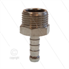 Schlauchtülle - Messing - Ø6mm - 3/8" AG