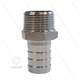 Slangpilaar - RVS - Ø19mm - 3/4" bu