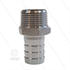 Slangpilaar - RVS - Ø19mm - 3/4" bu