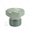 Stopfen sechskant - Stahl - 1/2" AG - BSP