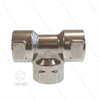 T-Stück - Edelstahl - 3 x 1/2" IG BSP - 600 Bar