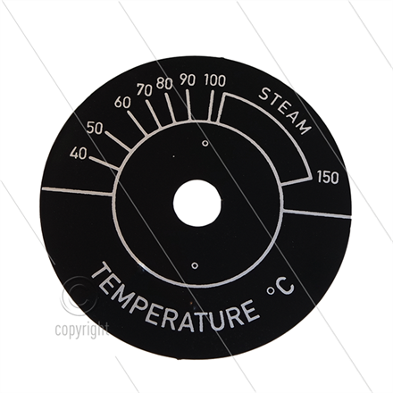 Temperaturanzeige (Aufkleber) 30-150°C - Ø67mm